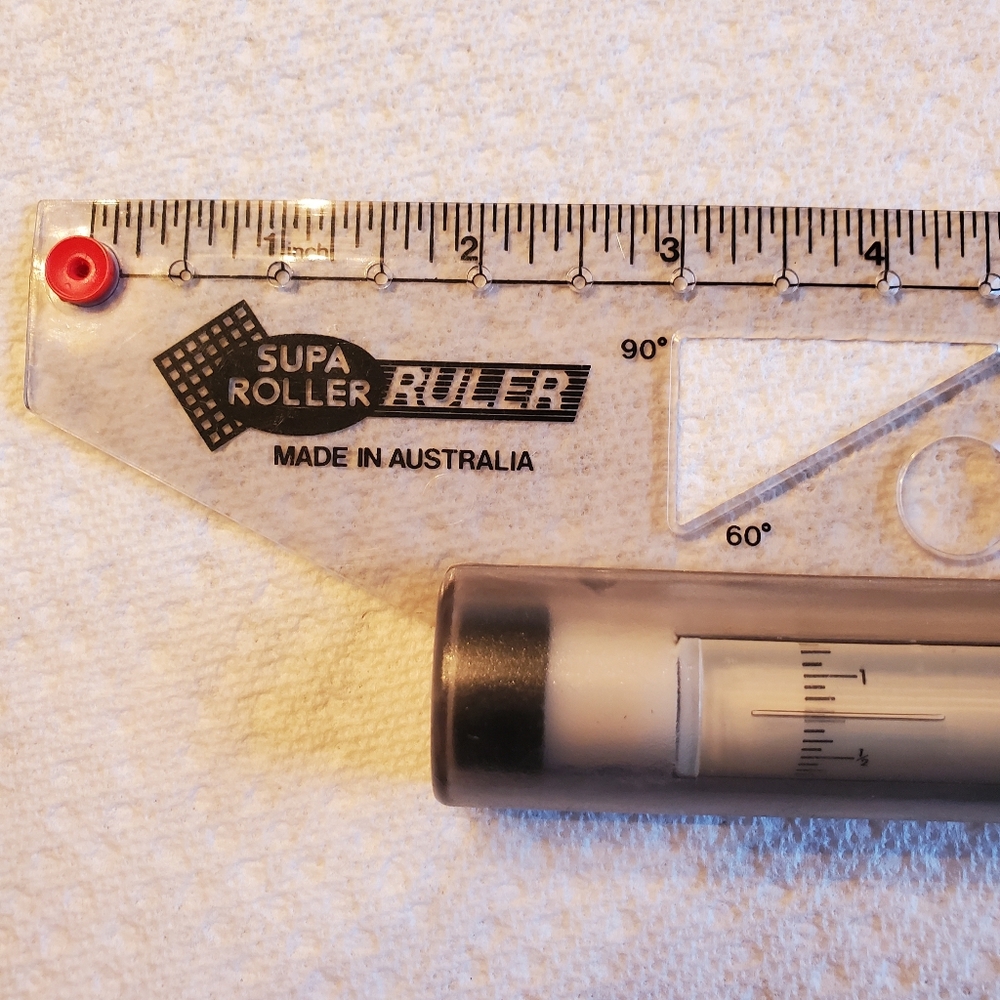 Supa Roller Ruler Vintage Made In Australia - Picture 2 of 9